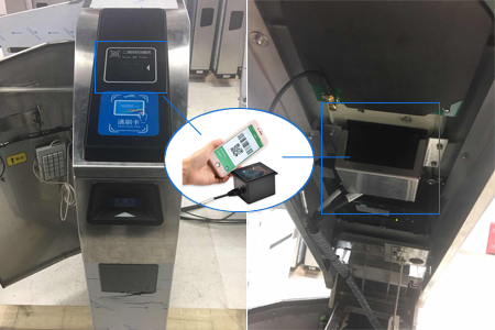 新大陸NLS-FM25-EX二維碼掃描模塊嵌入智能閘機，實現(xiàn)智慧景區(qū)票務(wù)